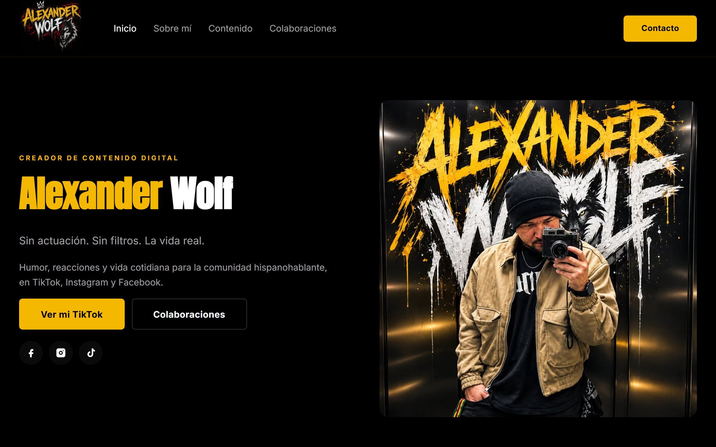 Captura de la web de Alexander Wolf